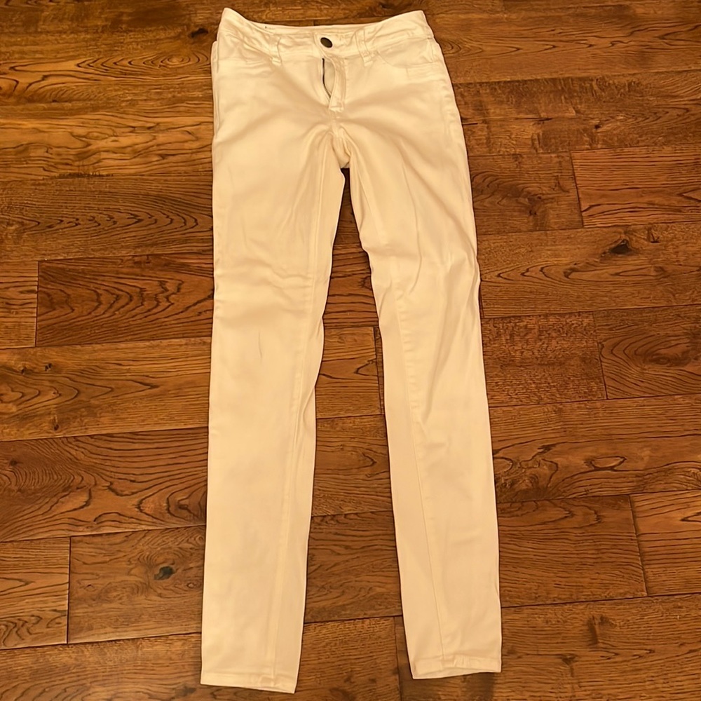 American eagle, white, skinny jeans, stretchy